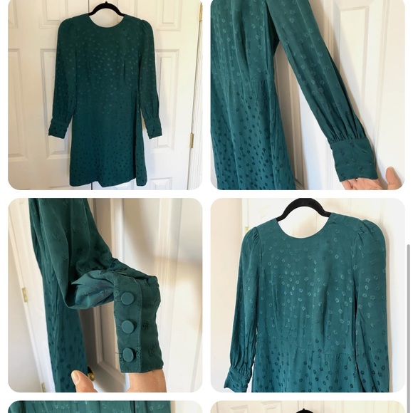 J Crew Women's Shift dress in jacquard floral dot AR644 Size - Picture 4 of 5